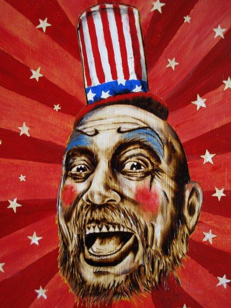 Captain Spaulding Woodburning
