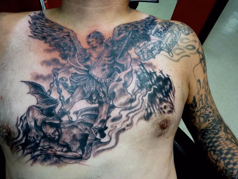 St Michael tattoo