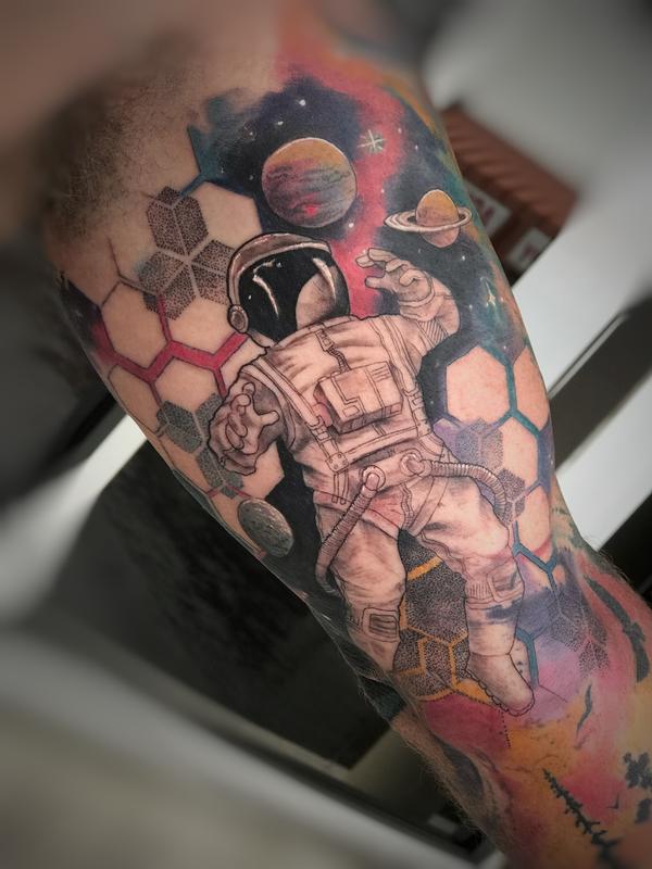 Astronaut in space