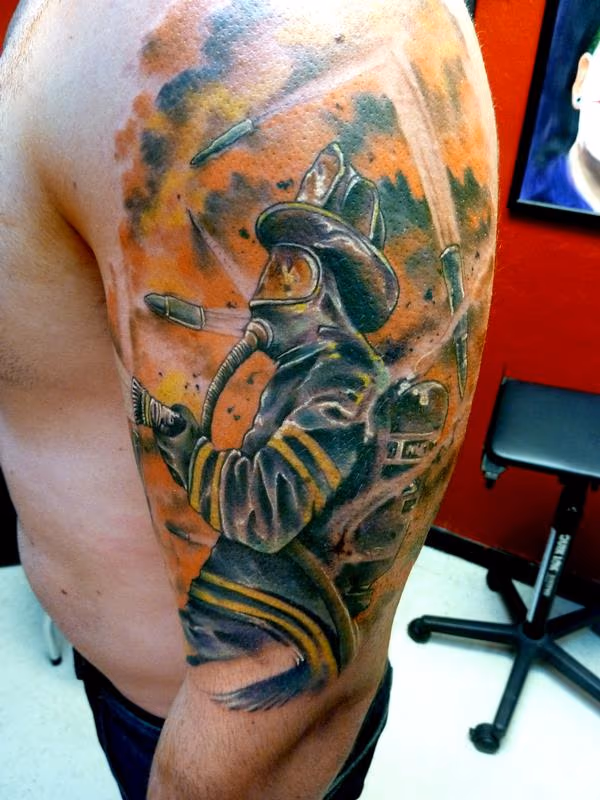 Firefighter half sleeve