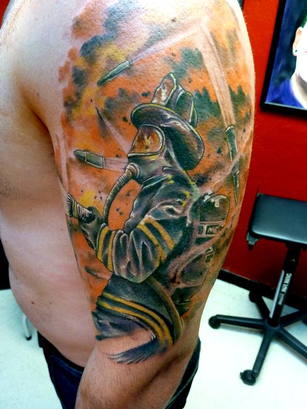 Firefighter half sleeve