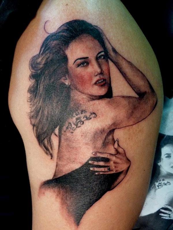 Pinup of wife