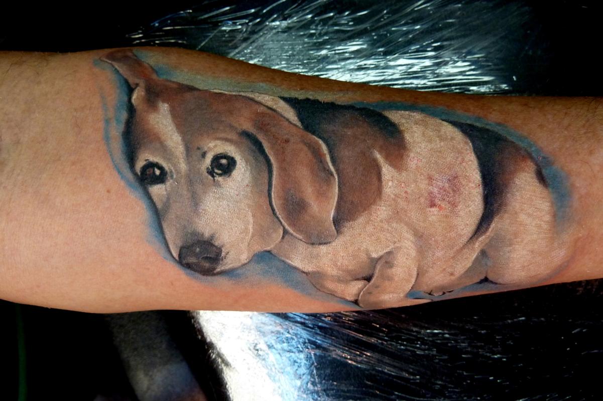 Dog Portrait Tattoo