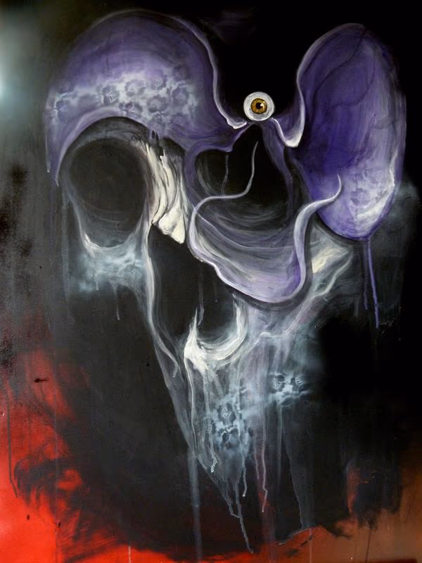Orchid skull