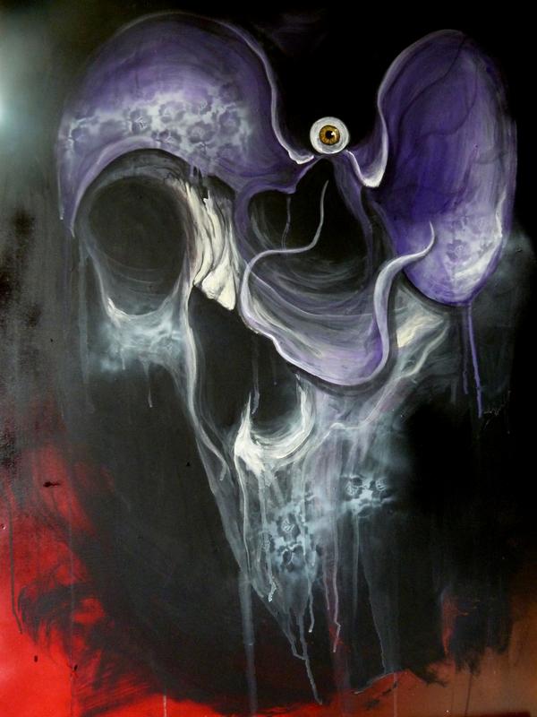 Orchid skull