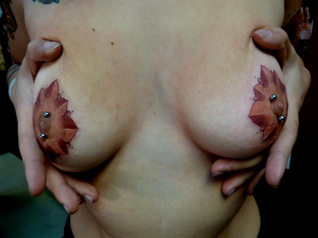 Tattooed nipples