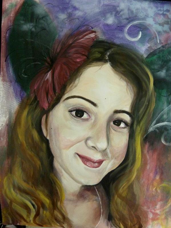 Portrait of my daughter Riley