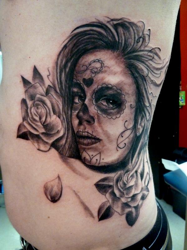 Day of Dead Girl Tattoo
