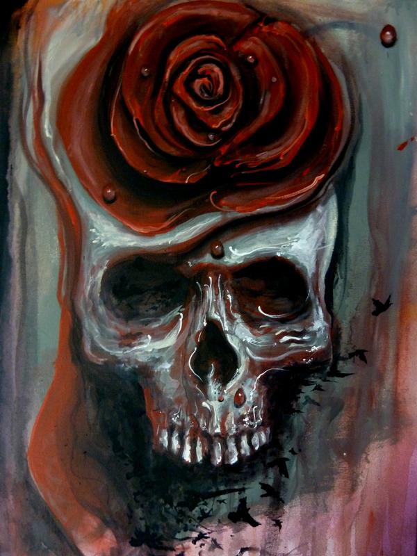 Skull Rose