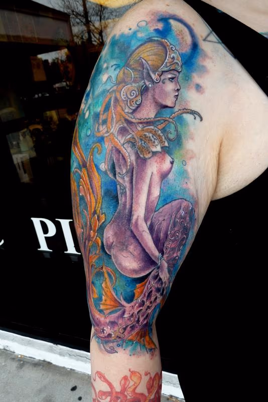 Mermaid coverup