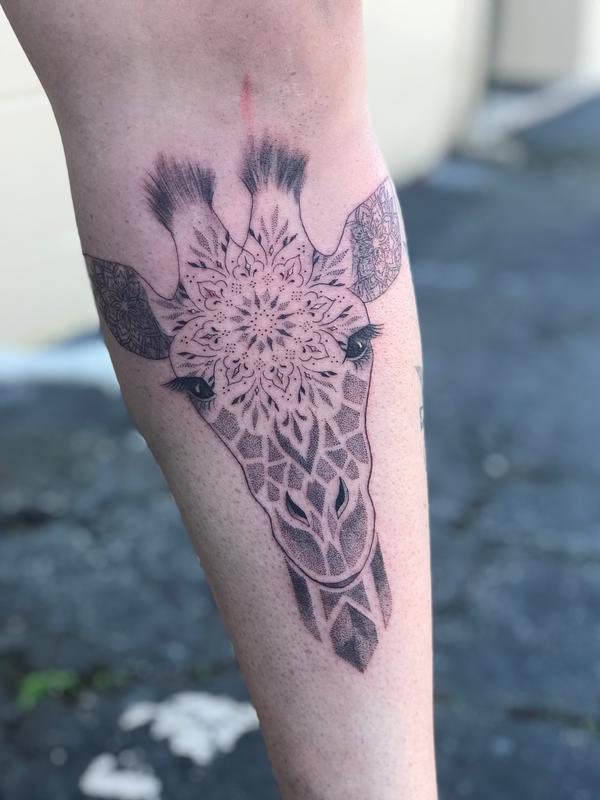 Mandala giraffe