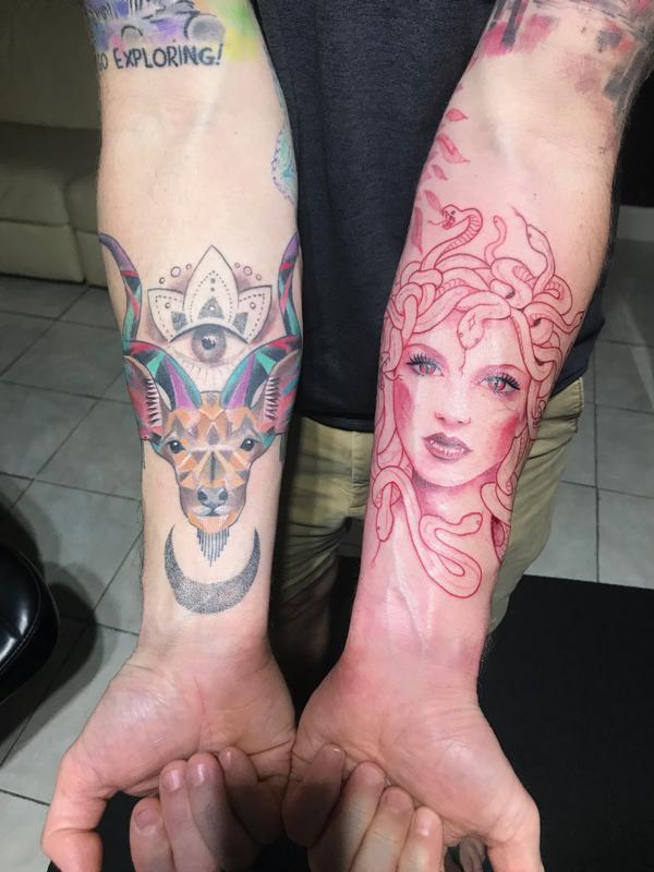 Medusa & Geometric goat