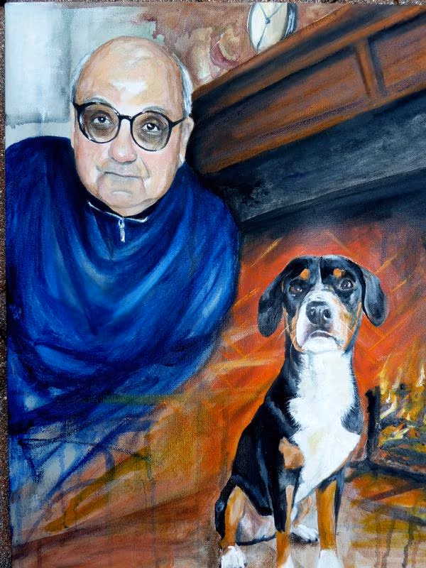 Commissioned portrait