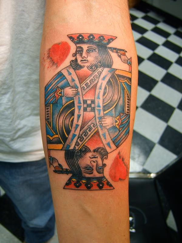 King of Hearts Tattoo