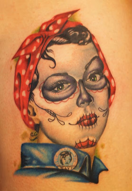 Day of the Dead Rosie the Riveter