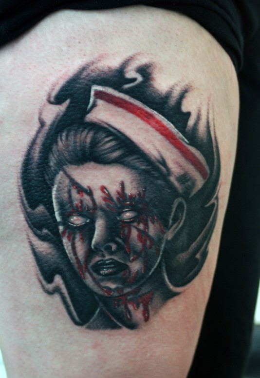 silent hill nurse by Brian Harris