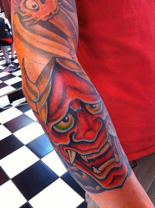 Hannya Mask Tattoo