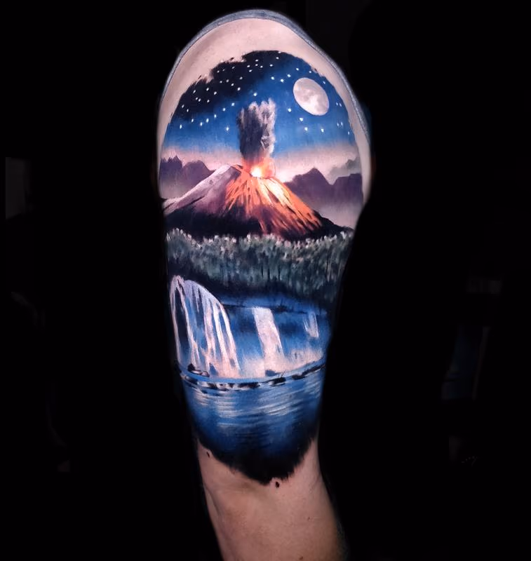 Volcano Tattoo