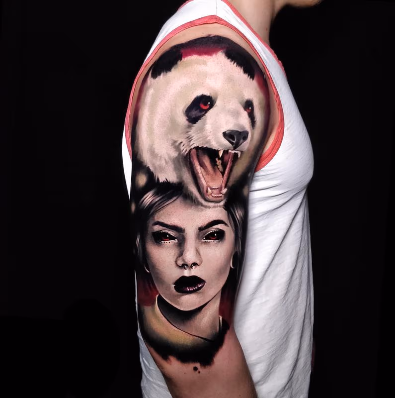 Panda Spirit Tattoo