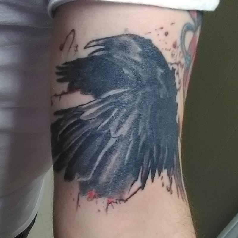 Raven cover up healed