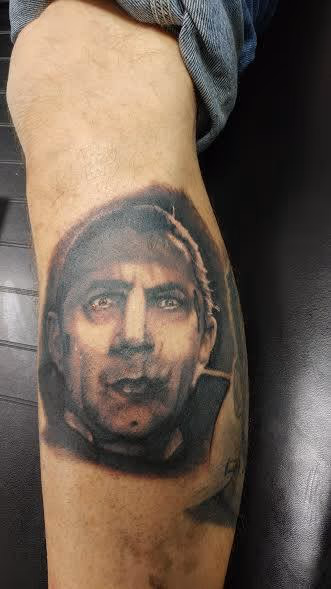 Dracula Black and Grey Portrait
