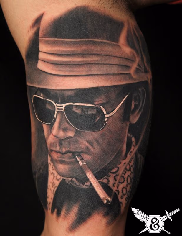 Hunter S. Thompson portrait