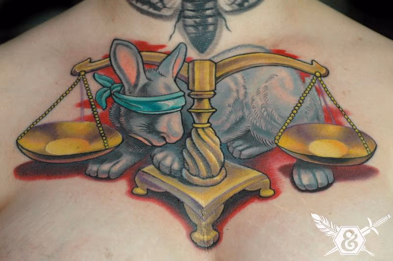 Rabbit and scales