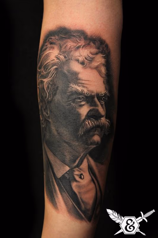 Mark Twain portrait