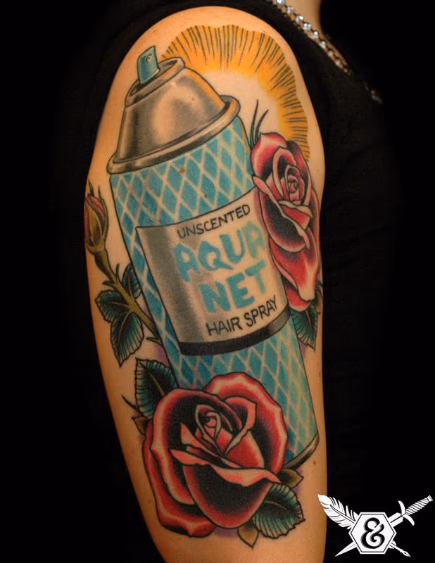 Aqua Net/ Roses