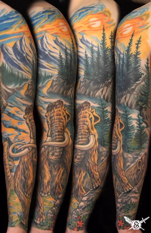 Ice age/ Mammoth sleeve