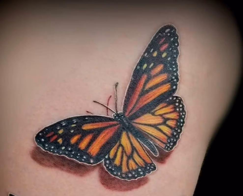 Monarch Butterfly tattoo