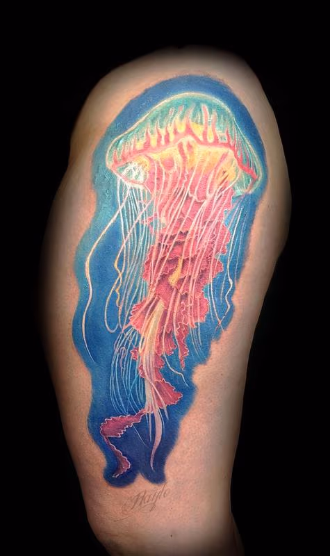 Jellyfish tattoo