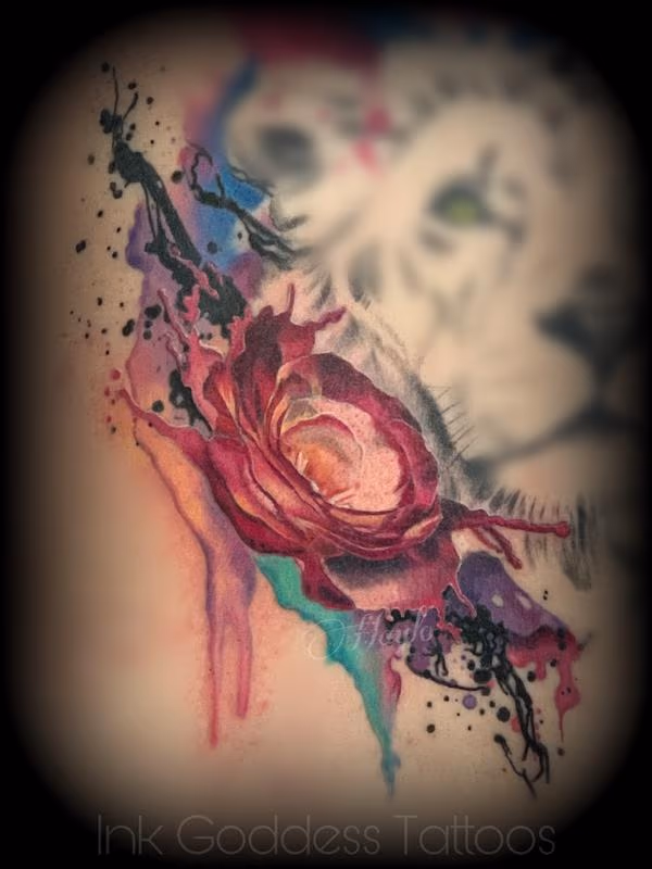 Rose tattoo by Haylo