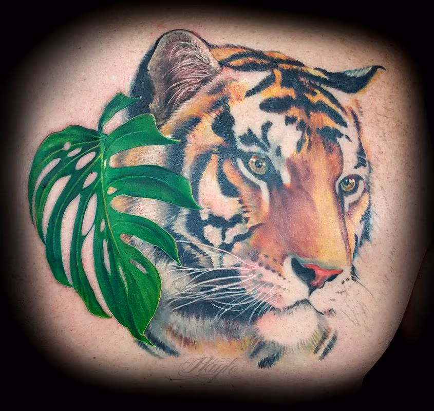 Custom Tiger Back piece in Progression