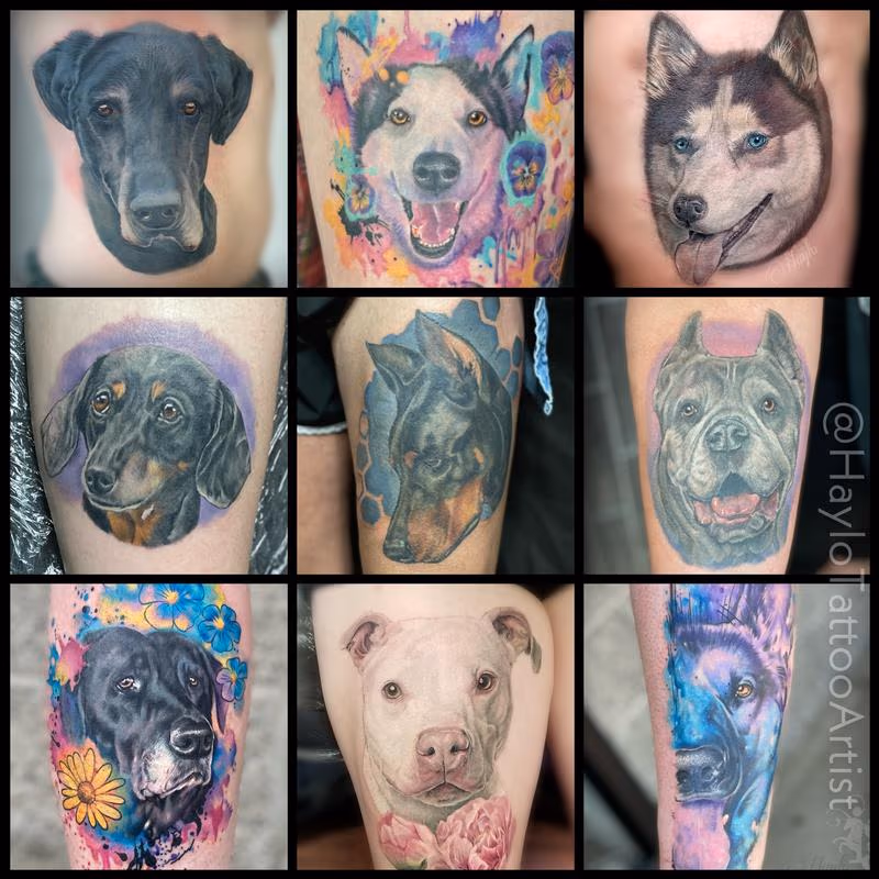 Dog Tattoos by Haylo