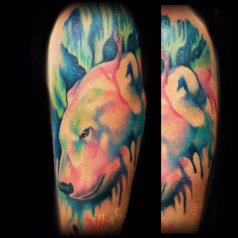 Watercolor Polar Bear