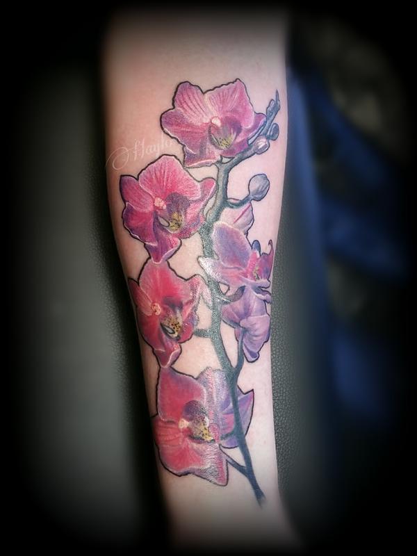 Orchid Forearm piece