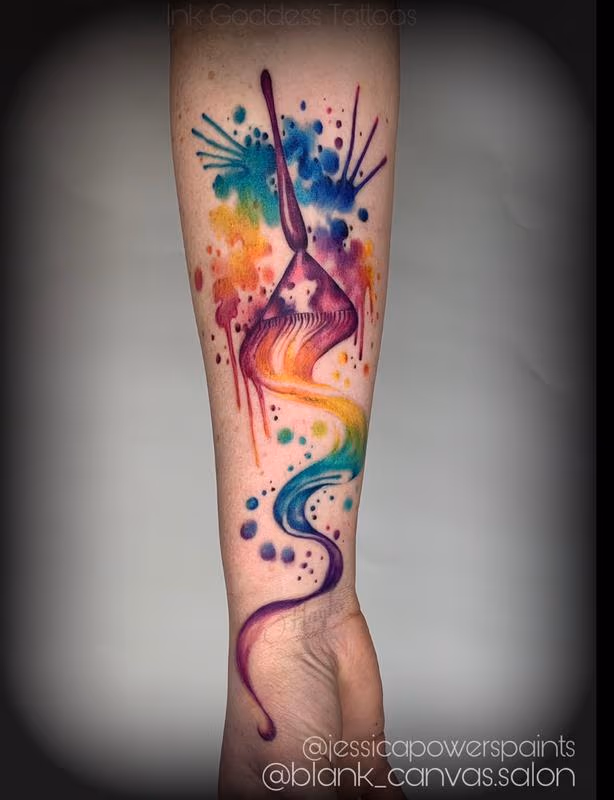 Watercolor Hair Color Brush by Haylo