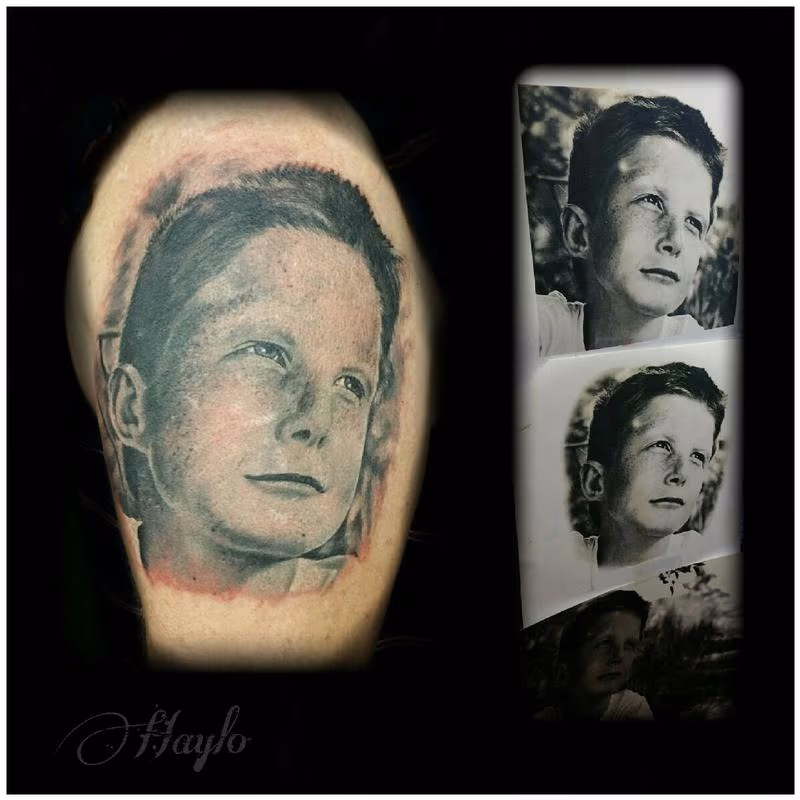 Boy Realistic Portrait