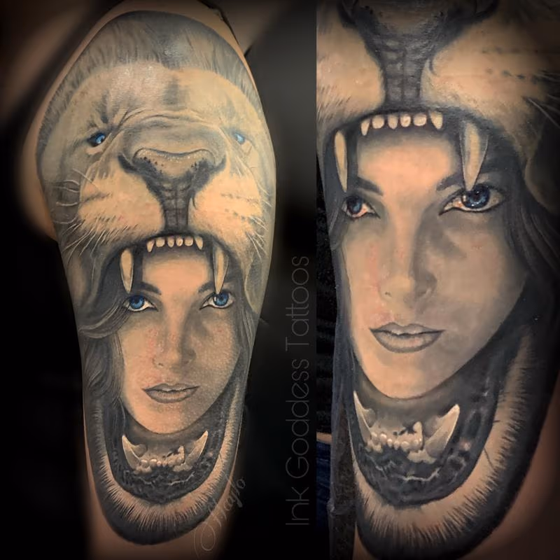 Maiden with Lion headdress by Haylo