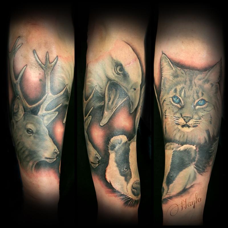 Wildlife half sleeve