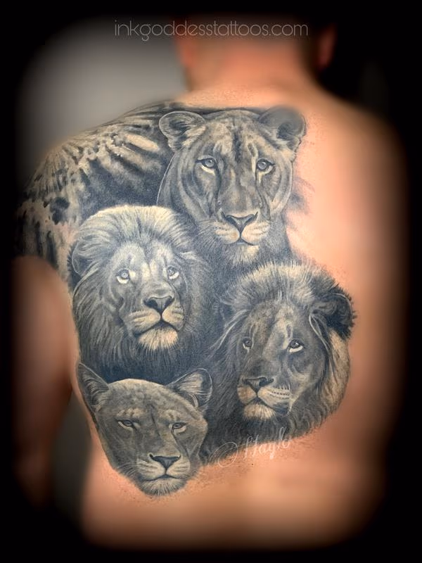 Lion Pride back piece