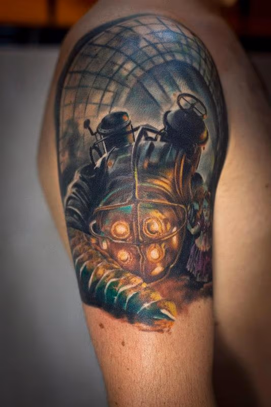 Bioshock half sleeve in color