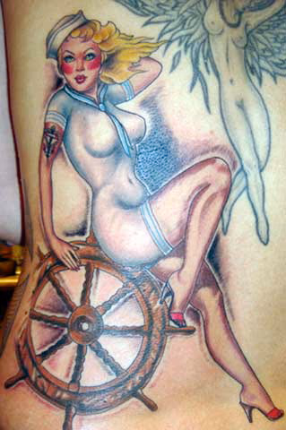 Sailor girl pinup