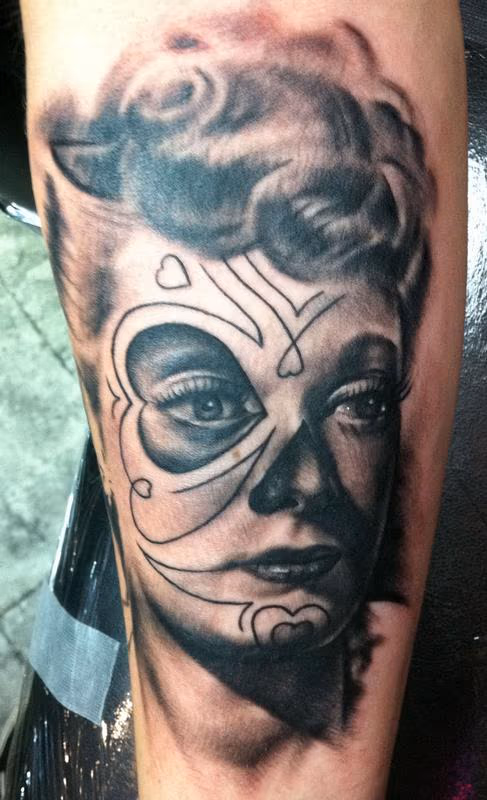 Black and Gray Lucille Ball