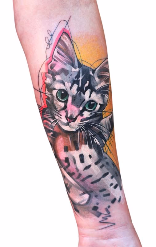 Kitty Cat Tattoo