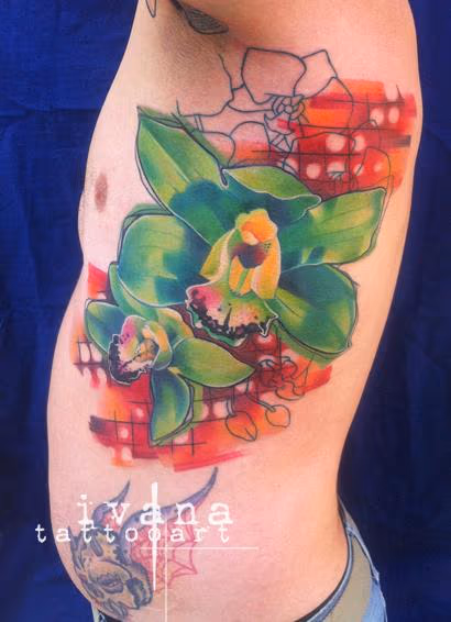 Green Orchids