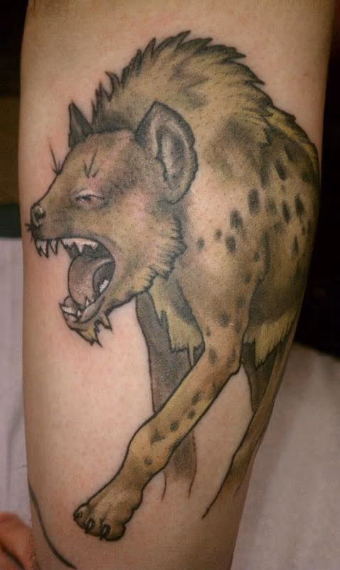 Laughing Hyena Tattoo