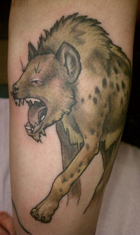 Laughing Hyena Tattoo
