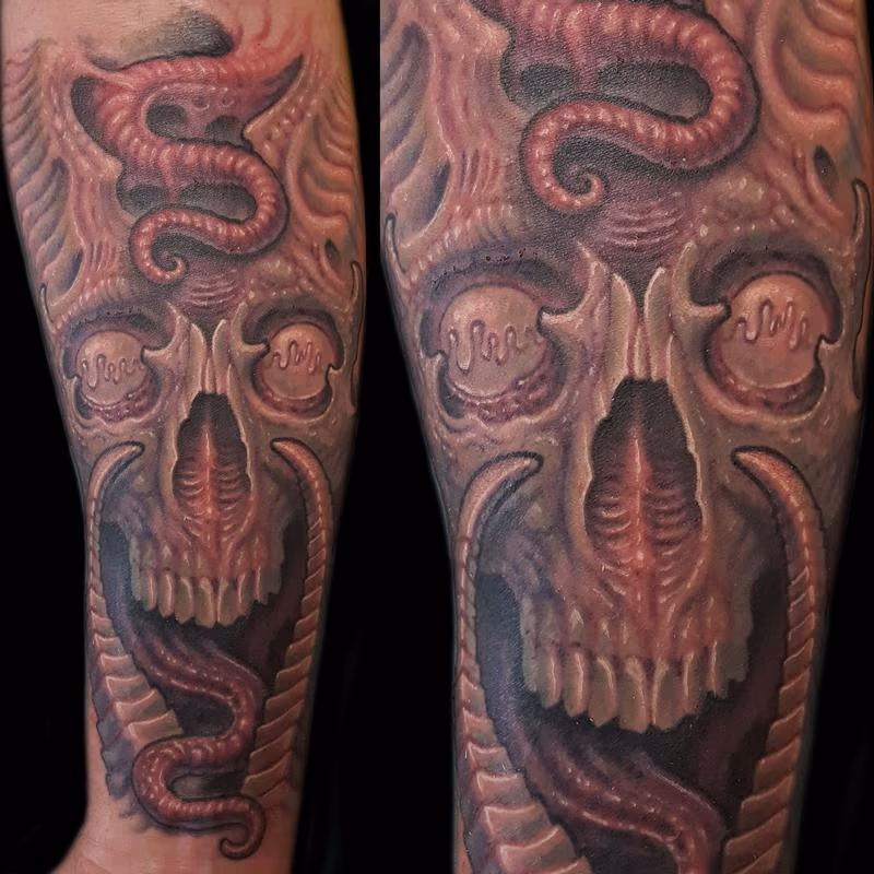 Demon skull